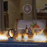 Bulova C4826 Light Time LED Indoor/Outdoor 14" Wall Clock