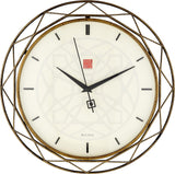 Bulova C4834 Luxfer Prism Frank Lloyd Wright 14" Wall Clock