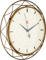 Bulova C4834 Luxfer Prism Frank Lloyd Wright 14" Wall Clock