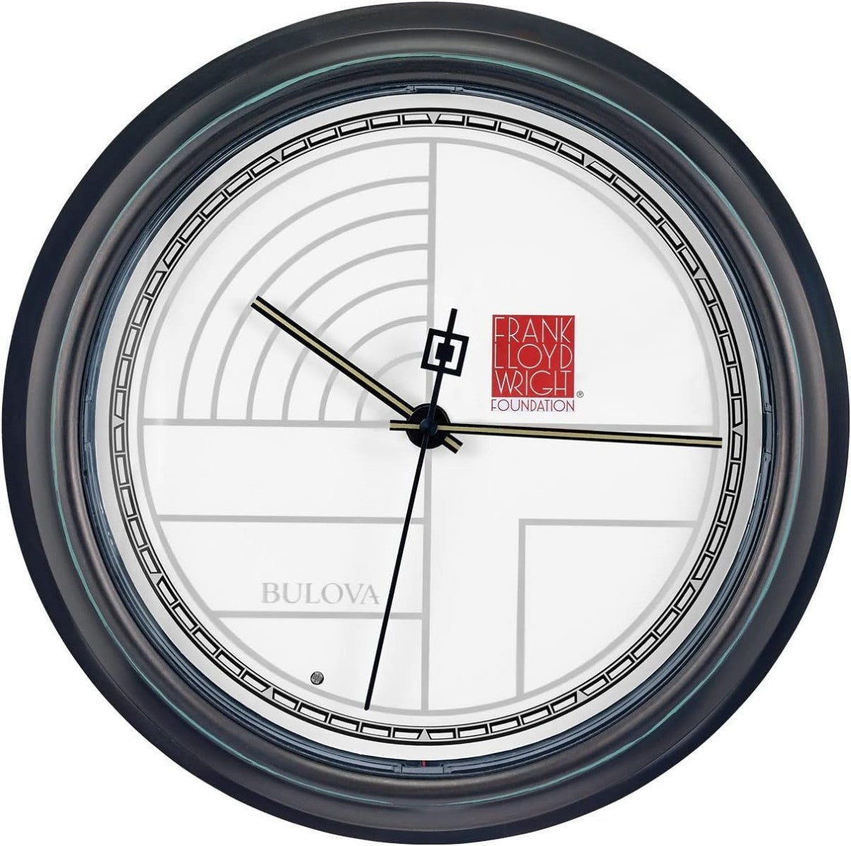 Bulova C4881 Liberty Frank Lloyd Wright Wall Clock