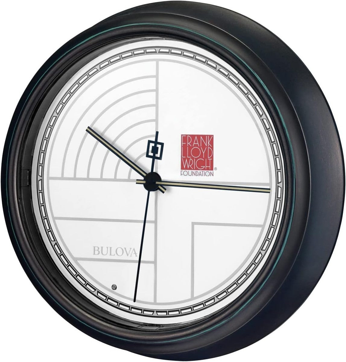 Bulova C4881 Liberty Frank Lloyd Wright Wall Clock