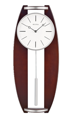 Bulova C4896 Bel Aire Espresso Pendulum 23.4" Wall Clock