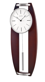 Bulova C4896 Bel Aire Espresso Pendulum 23.4" Wall Clock