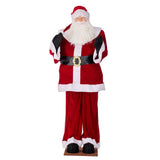 Vickerman Red Velvet Standing or Sitting Santa, 6'