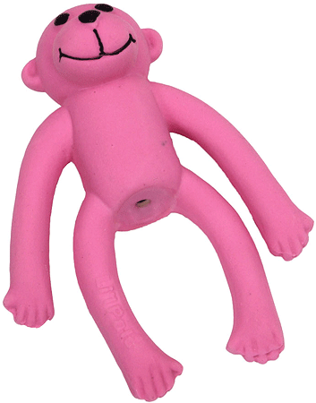 Coastal Pet Li L Pals Latex Monkey Dog Toy (3 Colors Available)