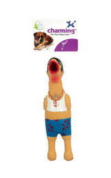 Charming Pets Barnyard Earl Squawker Dog Toy