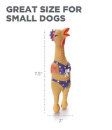 Charming Pets Barnyard Henrietta Squawker Dog Toy