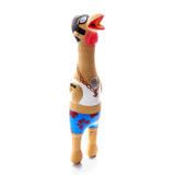 Charming Pets Barnyard Earl Squawker Dog Toy