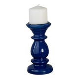 Camden Blue Ceramic Candle Holder (Set of 2) By Manual Woodworkers & Weavers