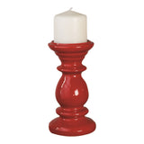 Camden Red Ceramic Candle Holder (Set of 2) By Manual Woodworkers & Weavers