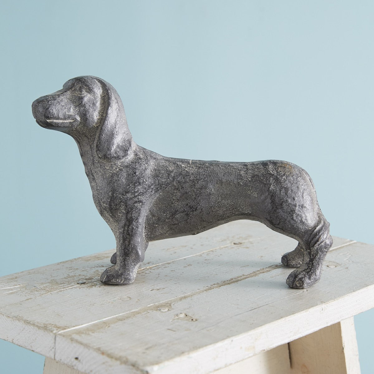 Cast Iron Dachshund Figurine By CTW Home Collection