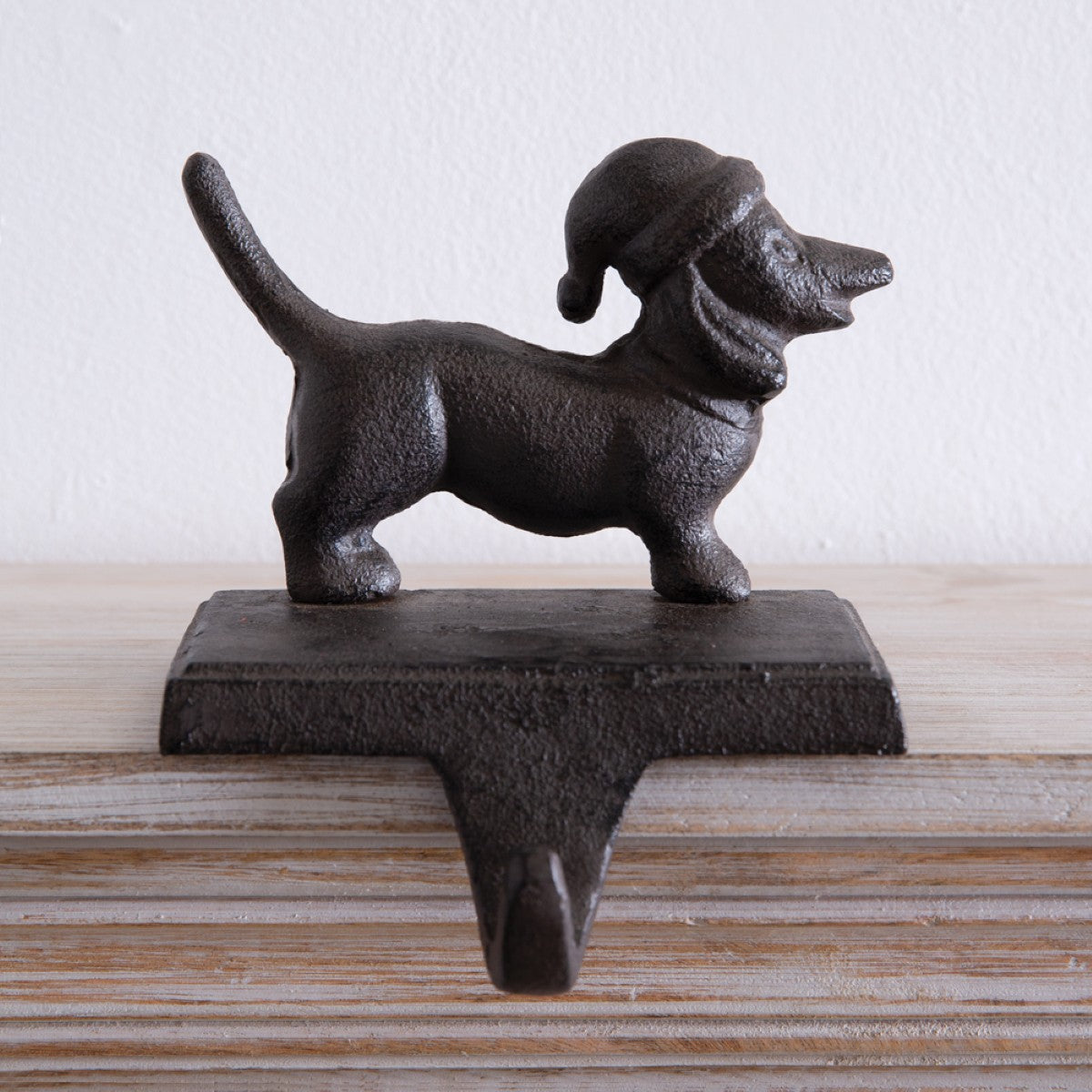 Cast Iron Dachshund Stocking Holder By CTW Home Collection