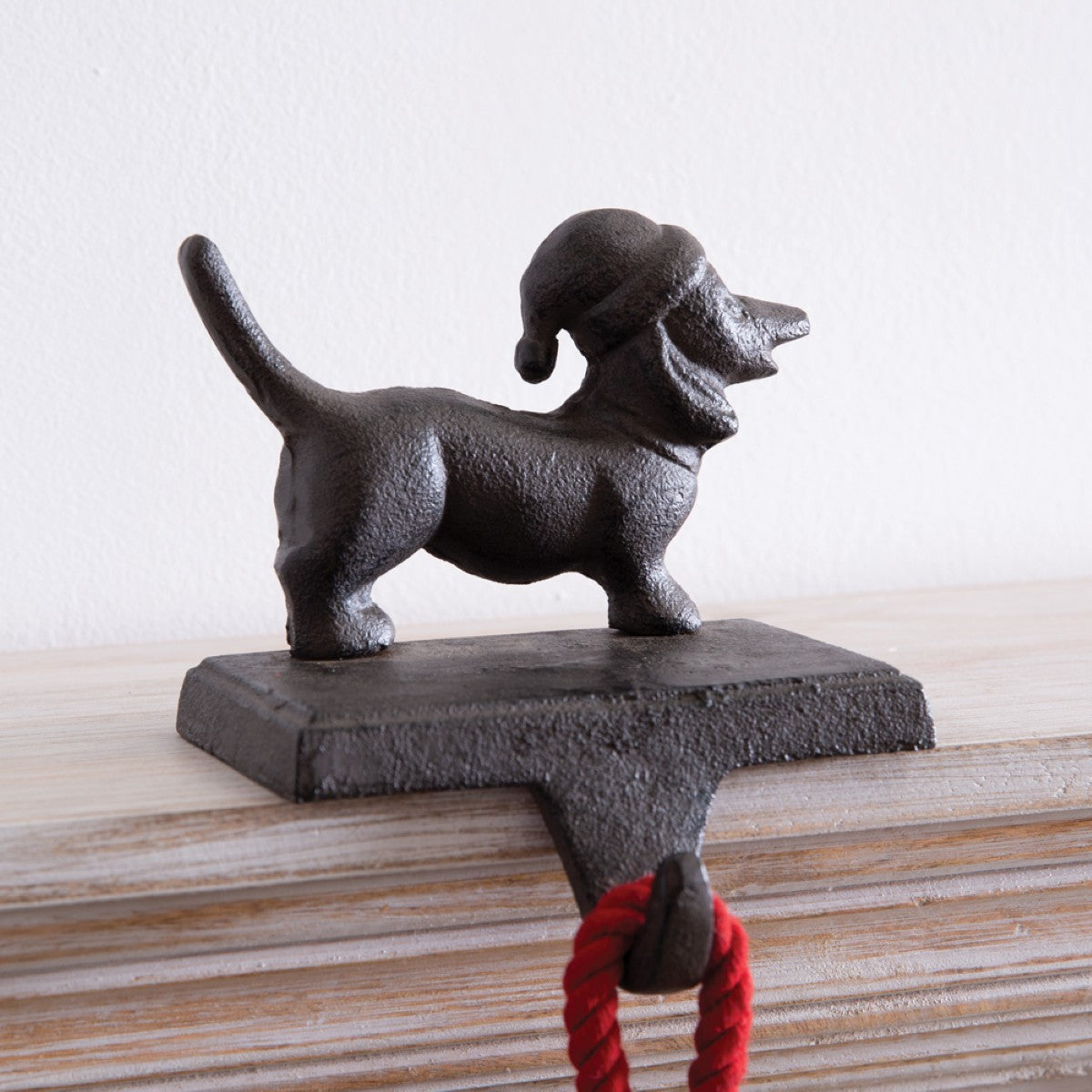 Cast Iron Dachshund Stocking Holder By CTW Home Collection