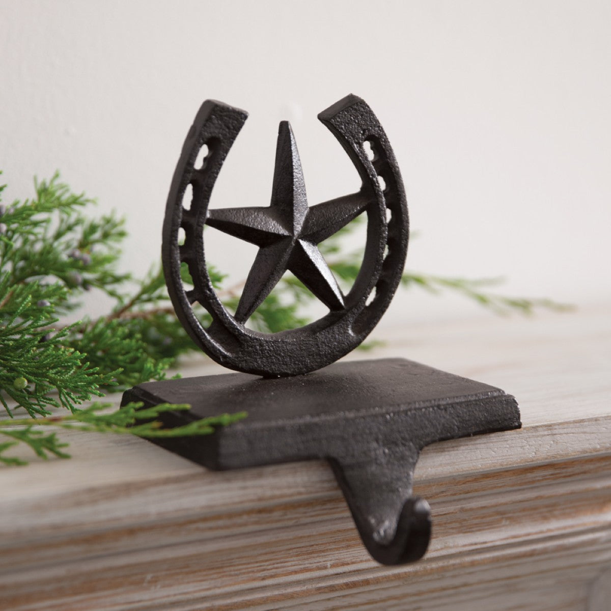 Cast Iron Horseshoe Stocking Holder By CTW Home Collection