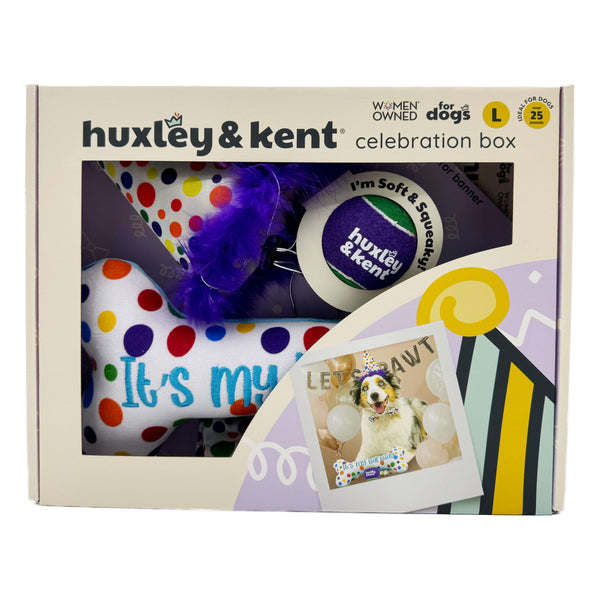 Huxley & Kent Huxley & Kent Happy Barkday Celebration Box for Dogs (2 Sizes Available)