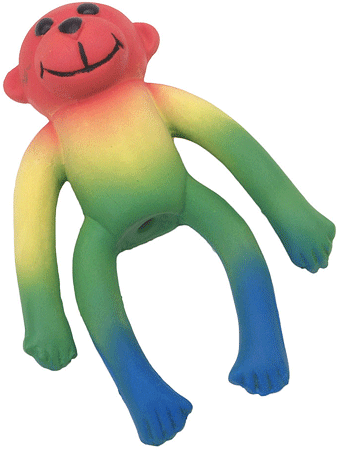 Coastal Pet Li'l Pals Latex Monkey Dog Toy (3 Colors Available)