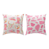 Cowgirl Club & Boots Climaweave Throw Pillow 18" x 18" By Veronique Charron