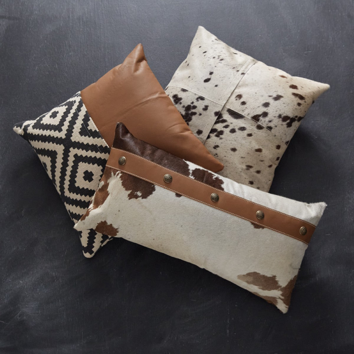 Cowhide Throw Pillow By CTW Home Collection