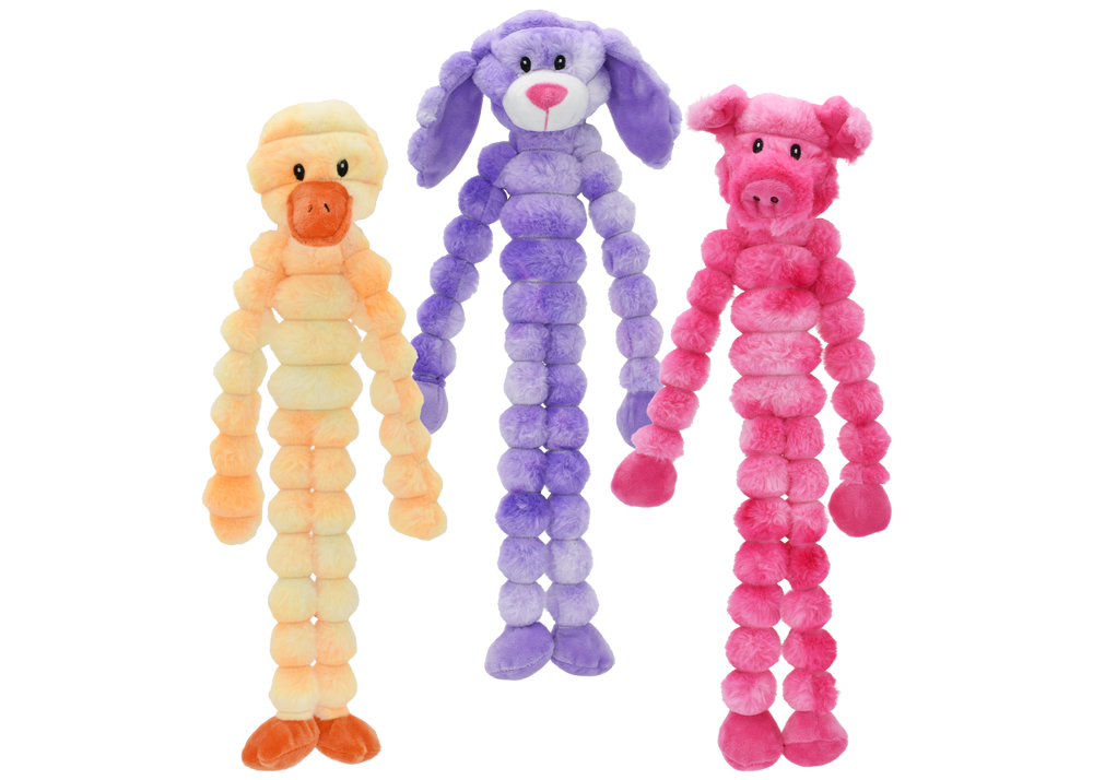 Multipet Crimpy Cuddlerz Plush Dog Toy (2 Sizes Available)