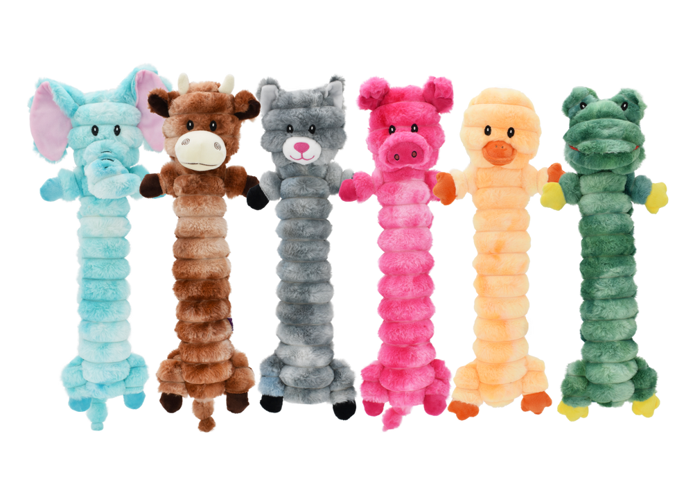 Multipet Crimpy Palz Plush Dog Toy - 20"