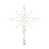 Vickerman LED Bethlehem Star Lighted Tree Topper, 2'