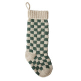 Damier Checkerboard Stocking By Accent Decor (Available in multiple colors)