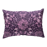 Dark Succulents Climaweave Throw Pillow 18" x 13" By Nicole Tamarin