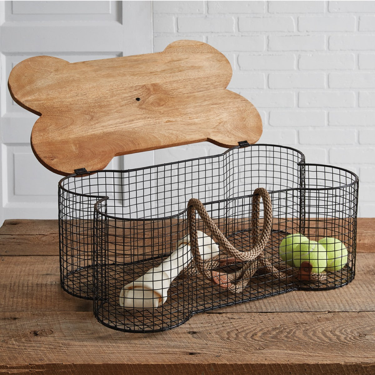 Dog Bone Wire Basket By CTW Home Collection