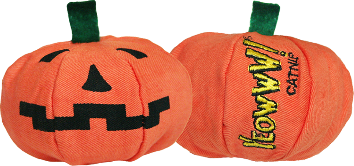 Ducky World Yeowww! Loween Pumpkin Cat Toy