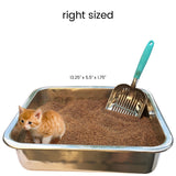 DuraScoop® Premium Multicat Cat Litter Scoop, Solid Metal (Multiple Colors Available)
