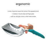 DuraScoop® Premium Multicat Cat Litter Scoop, Solid Metal (Multiple Colors Available)