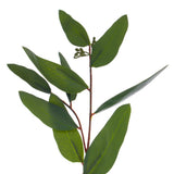 Vickerman Artificial Green Seeded Willow Eucalyptus Garland