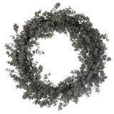 Vickerman Artificial Green Gray Eucalyptus Wreath, 30"