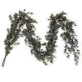 Vickerman Artificial Green Gray Eucalyptus Garland, 64"