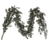 Vickerman Artificial Green Gray Eucalyptus Garland