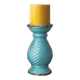Earth Candle Holder Turquoise By Manual Woodworkers & Weavers