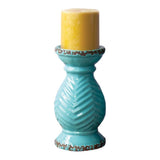 Earth Candle Holder Turquoise By Manual Woodworkers & Weavers
