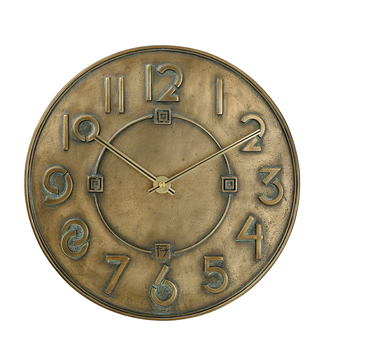 Bulova C3333 Exhibition Frank Lloyd Wright Wall Clock