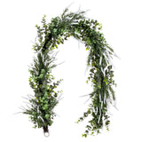 Vickerman 72" Green Artificial Rosemary & Eucalyptus Garland, 72"