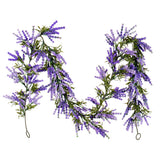 Vickerman Artificial Purple Lavender Garland, 72"