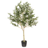 Vickerman Artificial Green Olive Tree in Pot