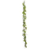 Vickerman 6' Artificial Green Olive Hill Garland, 6'