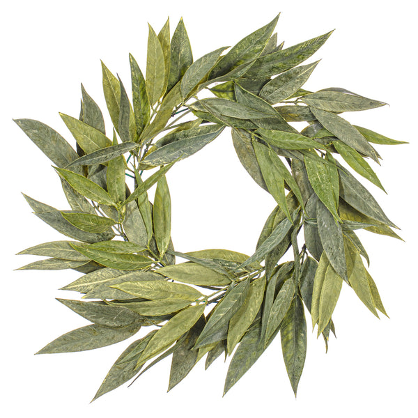 Vickerman Vickerman Artificial Green Muddy White Willow Wreath