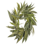 Vickerman Artificial Green Muddy White Willow Wreath