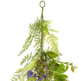 Vickerman Artificial Green/Purple Maytime Garland