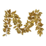 Vickerman Gold Glitter Artificial Gardenia Garland