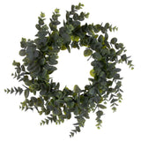 Vickerman Spiral Eucalyptus Wreath, Green