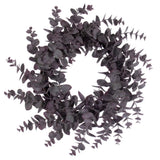 Vickerman Spiral Eucalyptus Wreath, Burgundy