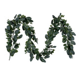 Vickerman Artificial Green Eucalyptus Garland, 6'