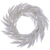 Vickerman 24" Pampas Grass Wreath, 24"